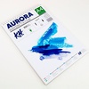 фото Альбом для акварели на спирали aurora rough 300гр/м, целлюлоза 100%, а4, 12л