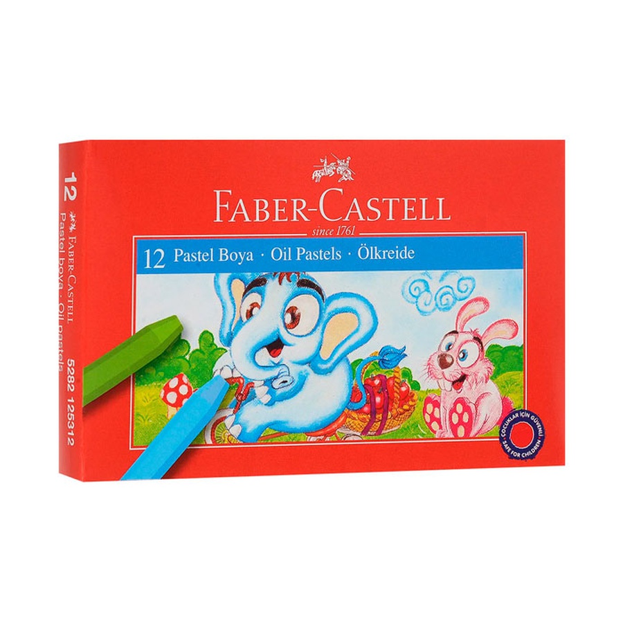 картинка Масляная пастель faber-castell, 12 цветов