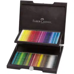 фотография Набор акварельных карандашей faber-castell albrecht durer 72 цвета в деревянном пенале