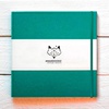 картинка Скетчбук для акварели и графики maxgoodz heavy aqua, изумрудный, 21х21 см, 48 листов, 230 г/м2, твёрдый переплёт