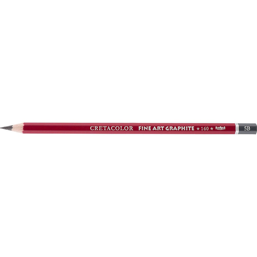 изображение Профессиональный чернографитовый карандаш "cleos", шестигранный корпус диаметром 6,9 мм, диаметр стержня 2,2-2,8 мм, твердость 5b