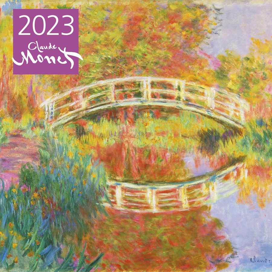 картинка Клод моне. календарь настенный на 2023 год