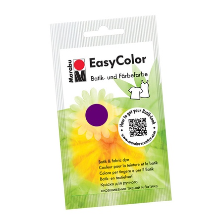 картинка Краска для окрашивания ткани вручную marabu easy color 25 г цвет фиолетовый