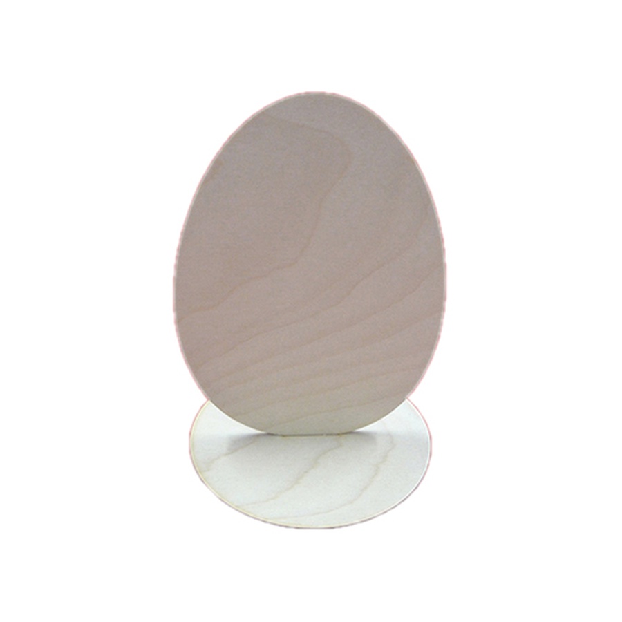 фото Заготовка деревянная на подставке, модель - яйцо, размер - 95х95 мм