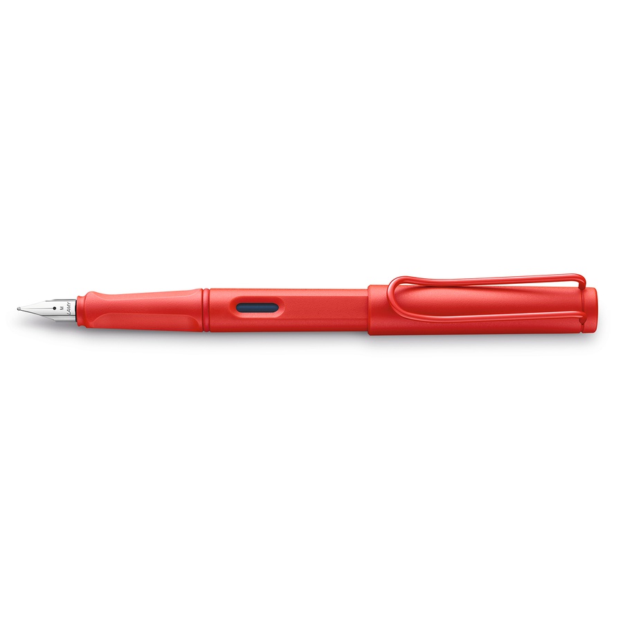 фото Lamy ручка перьевая 20 safari,матовый красный (strawberry),ef