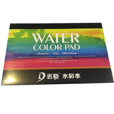 изображение Альбом-склейка для акварели dwurer watercolor postcard 27x19,5 см 20 л 230 г