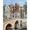 фотография Живопись на холсте 40х50 см. императорский канал в амстердаме