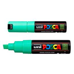 фотография Маркер posca, салатовый, до 8.0 мм, скошенный наконечник