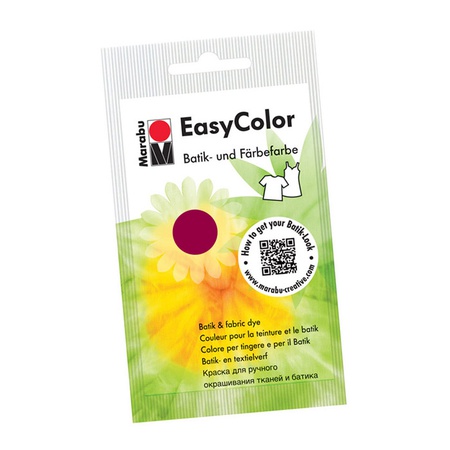 фотография Краска для окрашивания ткани вручную marabu easy color 25 г цвет рубиновый