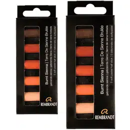 картинка Набор сухой пастели rembrandt 5 цветов сиена жжёная