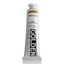 изображение Краска акриловая golden heavy body, туба 59 мл, № 1410 жёлтый оксид