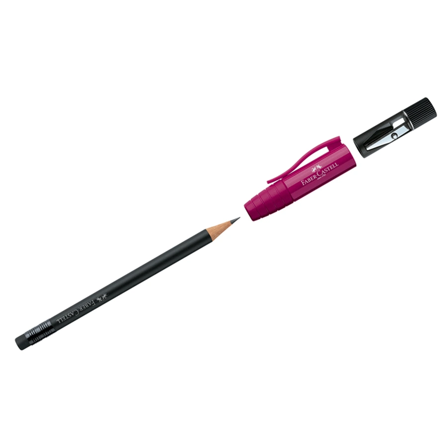 фотография Карандаш чернографитный faber-castell "perfect" b,с ластиком и точилкой