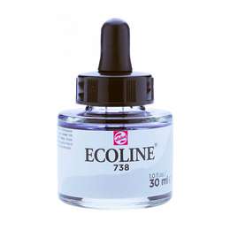 картинка Акварель жидкая ecoline банка 30 мл № 738 холодный серый