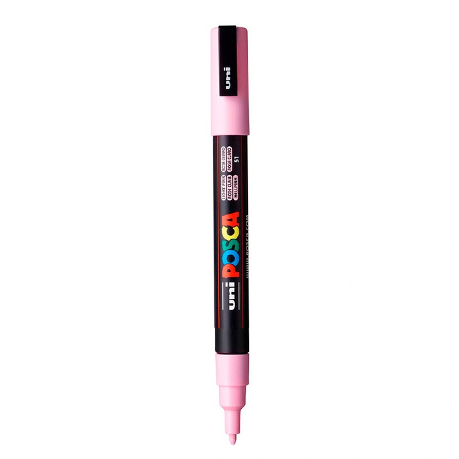 изображение Маркер posca, светло-розовый, 0.9 - 1.3 мм, пулевидный наконечник