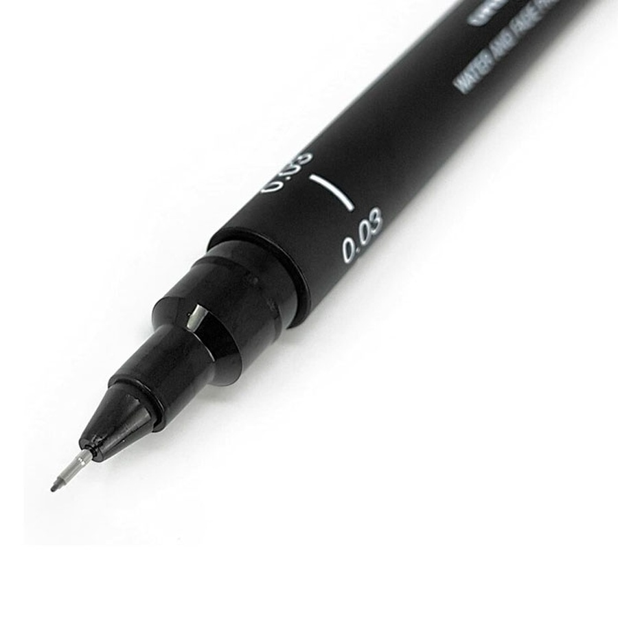 фото Ручка-линер unipin чёрный 0,03 мм