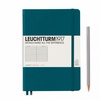изображение Книга для записей medium a5 на 249 страниц в линейку, pacific green. leuchtturm1917