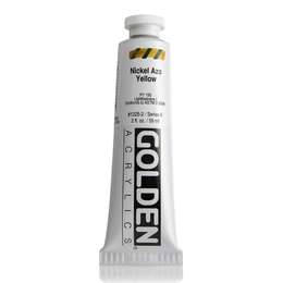 фото Краска акриловая golden heavy body, туба 59 мл, № 1225 жёлтый никель (им)