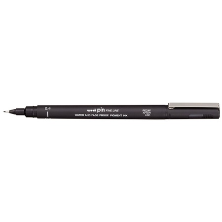 фото Ручка-линер unipin чёрный 0,4 мм