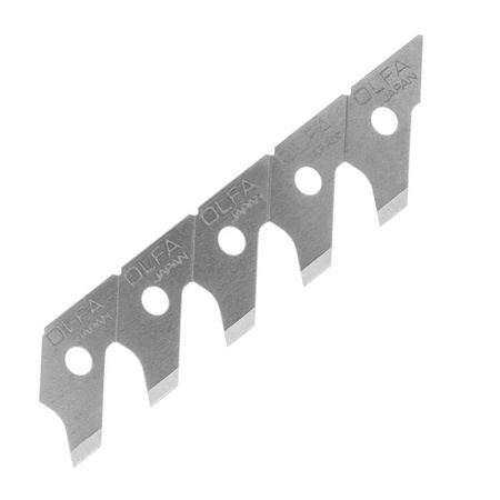 изображение Лезвие olfa перовое для cmp-1, 15 штук, 5х24,5х0,5мм,ol-cob-1