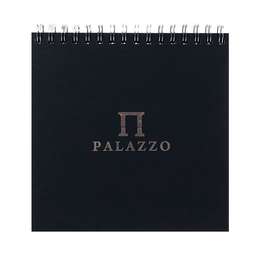 фотография Блокнот для эскизов palazzo, 207х207 мм, 160 г/м2, 60 листов, черный