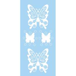 картинка Трафарет marabu бабочки размер 15х33 см