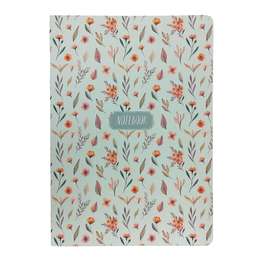 изображение Тетрадь в клетку blue flowers а4, 30 л