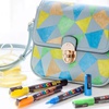 фото Маркер posca pc-3ml, голубой с блёстками, 0.9 - 1.3 мм, пулевидный наконечник