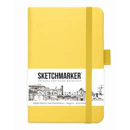 изображение Блокнот для зарисовок sketchmarker  9*14 см 80л лимонный