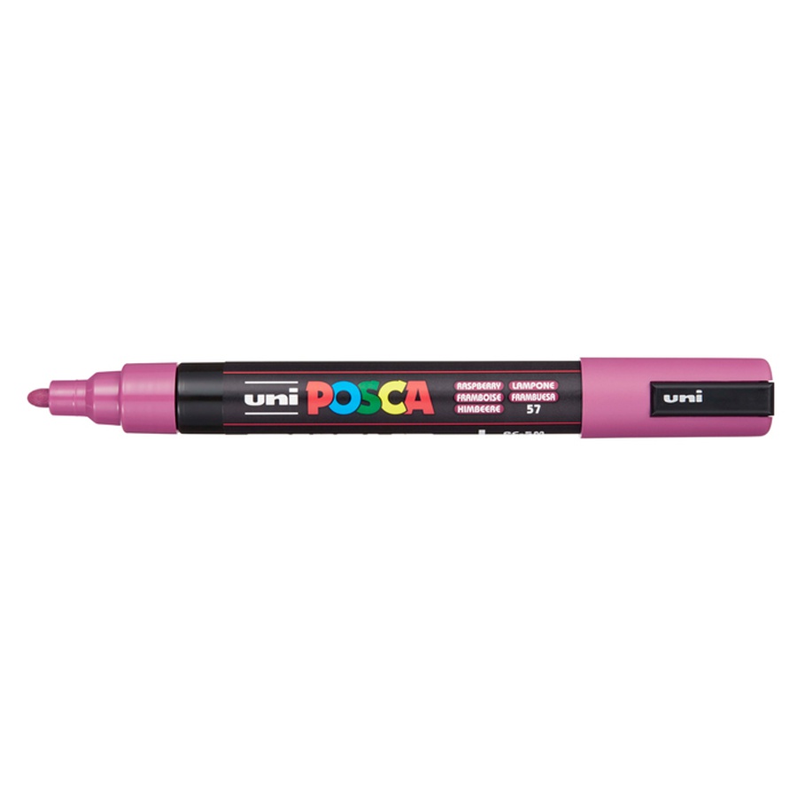 картинка Маркер posca pc-5m, малиновый, 1.8 - 2.5 мм, пулевидный наконечник