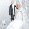 изображение Свадебные куклы mr&mrs, набор для шитья, 18 × 22 × 3.6 см