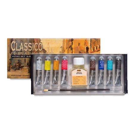 Набор масляных красок Maimeri серии Classico предназначен для художественно-живописных работ. В изготовлении использовались современные экологично чи…