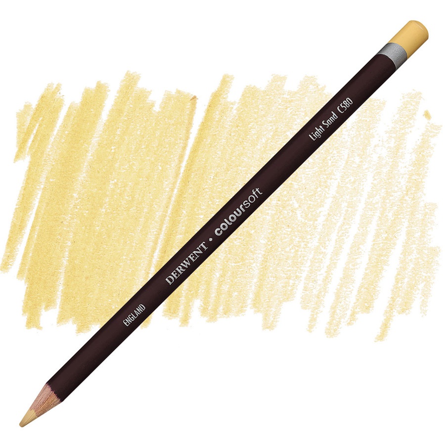 картинка Карандаш цветной derwent coloursoft c580 песочный светлый