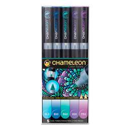 изображение Набор маркеров chameleon cool tones 5 штук