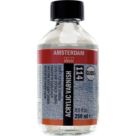 Лак для акрила Royal Talens Amsterdam (114) - традиционный финишный лак для акрила. Применять после полного высыхания красочного слоя (от 4 до 5 дней…