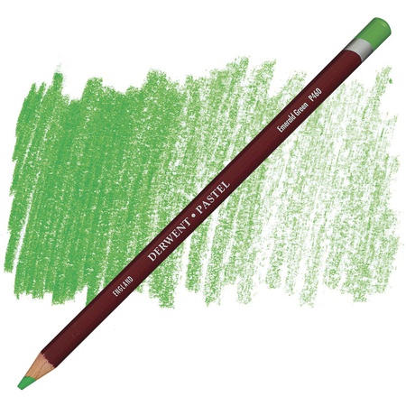 фотография Карандаш пастельный derwent pastel зелёный изумрудный p460