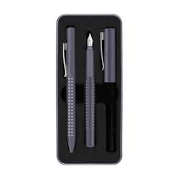 фотография Набор faber-castell "grip 2010" перьевая ручка, шариковая ручка, 0,7мм, синие