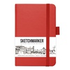 фото Блокнот для зарисовок sketchmarker  9*14 см 80л красный
