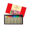 фотография Мягкая масляная водорастворимая пастель 12 цветов в картонной коробке