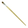 картинка Кисть колонок для акварели невская палитра 14 плоская длинная ручка