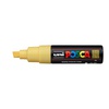 фотография Маркер posca pc-8k, соломенно-желтый, до 8.0 мм, скошенный наконечник