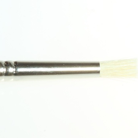 фотография Кисть щетина трафаретная сонет №1 /4 (6 мм)на короткой ручке покрытая лаком
