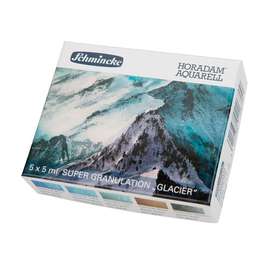 фото Набор супергранулирующих акварельных красок schmincke horadam, glacier, тубы 5х5мл, в картоне