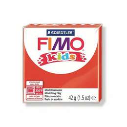 фото Глина полимерная fimo kids, брусок 42 г, красный 2
