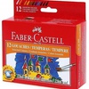 картинка Гуашь faber-castell в наборе из 12 цветов в банках по 15 мл