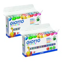изображение Набор пластилина giotto patplume из 12 цветов, бруски по 50 г