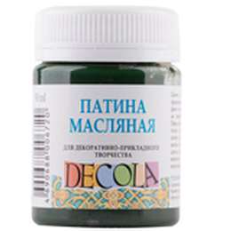 картинка Патина масляная decola 50 мл зеленая