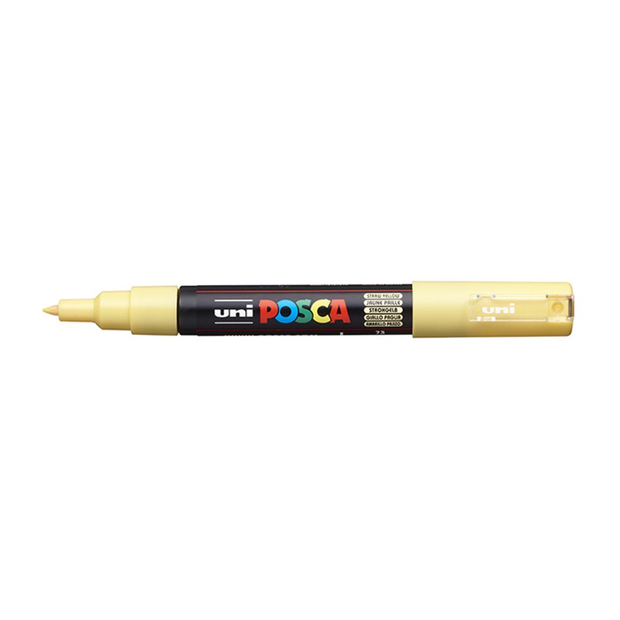 изображение Маркер posca pc-1m, соломенно-желтый, 0.7 мм, пулевидный наконечник