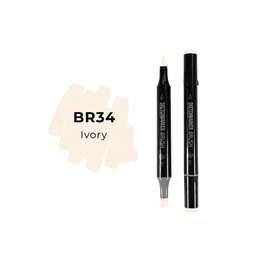 изображение Маркер спирт sketchmarker brush pro br34 слоновая кость