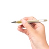 изображение Ручка гелевая pentel hybrid gel grip, золотая, 0,8 мм
