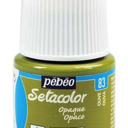 фотография Краска для ткани pebeo setacolor opaque 45 мл, оливковый 83